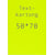 Kartong 50 x 70 cm fluor. gul 10 st/fp