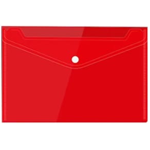 Documentenmap Zonder merk, A5, 240 x 161 mm, rood