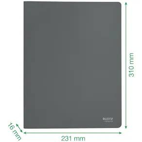 Leitz Recycle Demopärm PP 20 fick. röd