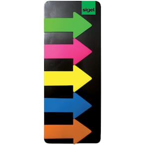 Haftmarker Sigel Pfeile, 5 Farben