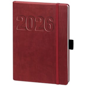 Buchkalender BSB V Book, A5, bordeaux