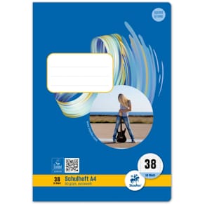 Schulheft Staufen Style, A4, 16 Blatt, Lineatur 38