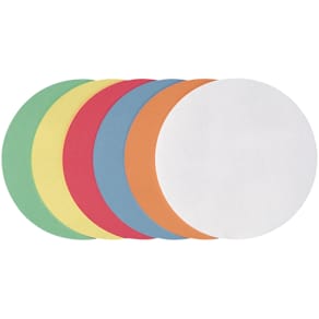Moderationskarte FRANKEN Kreis, Ø 140 mm, sortiert, 500 Stk.