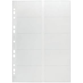 Visitkortsficka DURABLE 10/fp