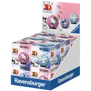 Puzzle-Ball Ravensburger 3D Hello Kitty, 54 Teile, 12 Stück