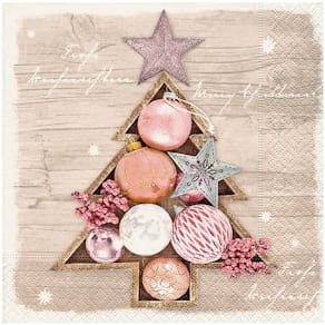 Zelltuchserviette PAPER+DESIGN Weihnachten, 33 x 33 cm