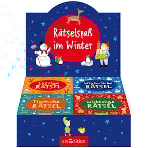 Rätselblock ARS EDITION Winter-Blöcke Minis, 40 Stück