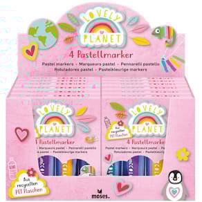 Marker MOSES. Lovely Planet, Pastell, sortiert