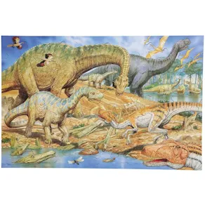 Golvpussel Dinosaurier, 60x40cm