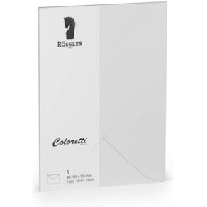 Briefhülle Coloretti, B6, 5 St., hellgrau