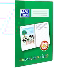 Schreiblernheft Oxford 4G A4, 16 Blatt, Lineatur 4G, bunt