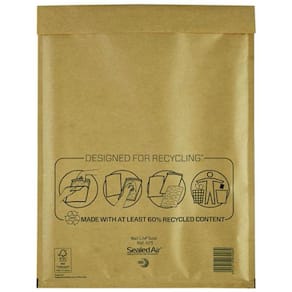 Bubbelpåse H/5 270x360mm brun 100/fp