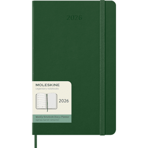 Classic Hard 12M Week Note Large Myrtle Green 2026