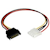 StarTech.com 30 cm SATA till LP4-strömkabeladapter - F/M