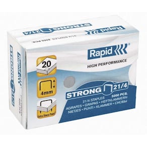 Hæfteklammer Rapid Strong 21/4/5, 20 ark, 5.000 stk