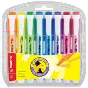 Markeerstift STABILO swing cool, blister van 8 stuks
