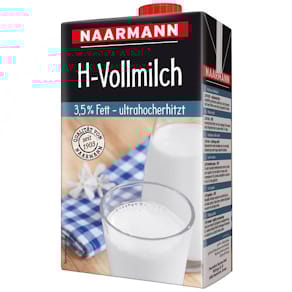 H-Milch Naarmann, 3,5% Fett, 12x1L