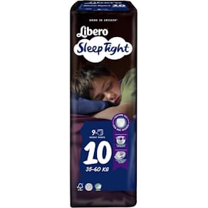 Blöja LIBERO SleepTight S10 35-60kg 9/fp