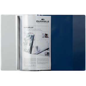 Snelhechtmap Durable Duraplus, blauw, personaliseerbaar