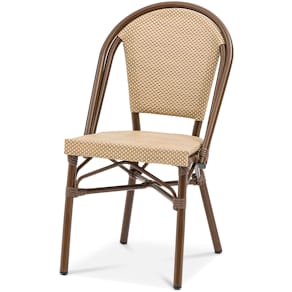 Stol Menton tekstilerne brun/natur