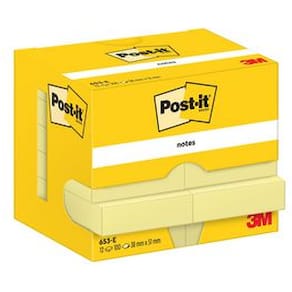 Notes POST-IT 38x51mm gul