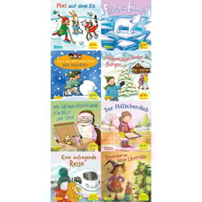 Bilderbuch-Box Carlsen Pixi Serie W40, Unterm Weihnachtsbaum