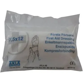 Första förband 7,5x12cm