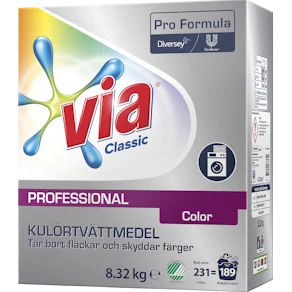 Tvättmedel VIA Pro Formula Color 8,32kg