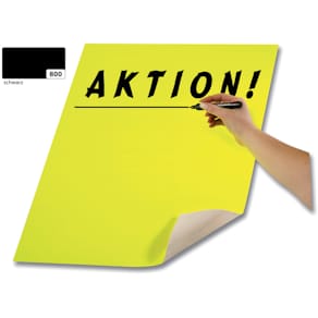 Plakatkarton Folia, 48x68 cm, schwarz