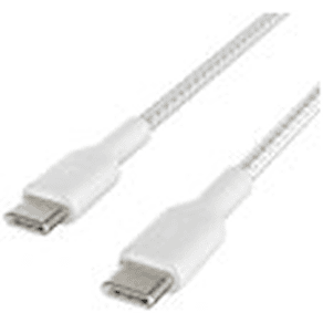 BOOST CHARGE USB-C to USB-C Cable_Braided, 1M, White