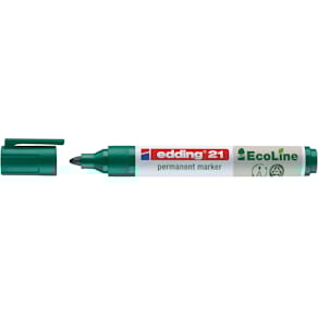 Permanentmarker edding 21 EcoLine, 1,5–3 mm, grün