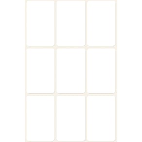 Etiketten Avery Zweckform 38 x 24 mm, 63 St., weiß