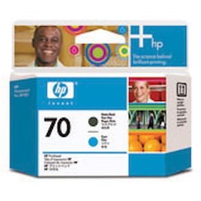 HP 70 black & cyan printhead