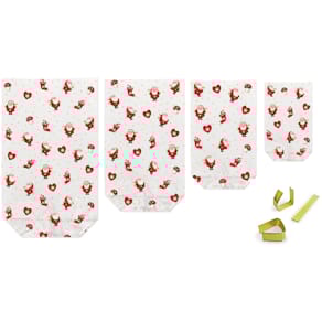 Weihnachts-Cellglasbeutel Braun+ Company Little Nick, PP, 60PG