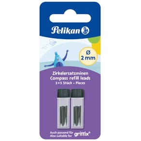 Zirkelminen Pelikan griffix, 2 mm, 2x5 St.