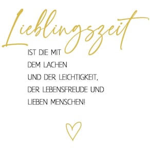 Motivserviette Atelier Lieblingszeit, 33 x 33 cm