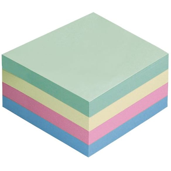Notatkube INFO 75x75mm pastell