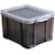 Opbergdoos Really Useful Box 35 liter, transparant gerookt