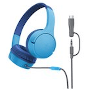 Belkin SoundForm Mini - Hörlurar med mikrofon - på örat