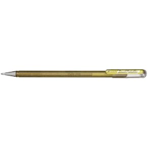 Gelschreiber Pentel Dual Metallic Glitzer K110, gold