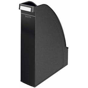 Tidsskriftsamler Leitz iLAM Home Office, sort karton, 6 stk