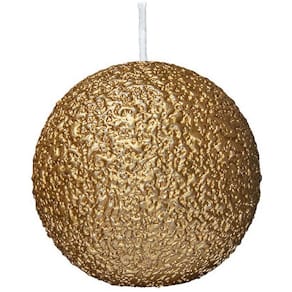 Kugelkerze Wiedemann, 80 mm, gold