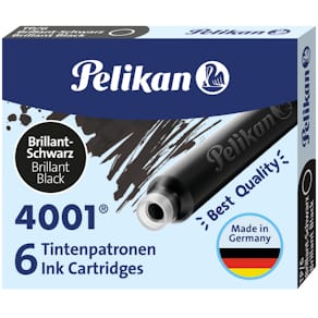 Tintenpatrone Pelikan 4001, brillant-schwarz