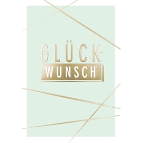 Glückwunschkarte Eulzer, geprägt