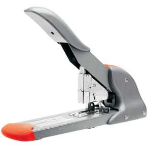 Blockheftgerät Rapid HD210, silber/orange