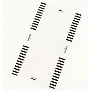 Kagepap firkantet 130 mm, sort/hvid, 250 stk