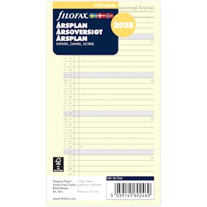 Årsplan Personal 2028 Svensk/Dansk/Norsk