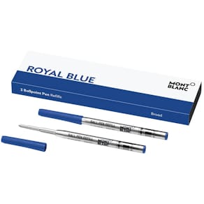 Kugelschreibermine Montblanc B, 2 Stück, royalblau