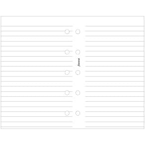 Mini Anteckningsblad Linjerade Vita