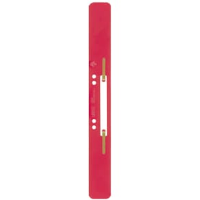 Heftstreifen Leitz 3711-00-25, PP, 3,5 x 31 cm, 25 St., rot